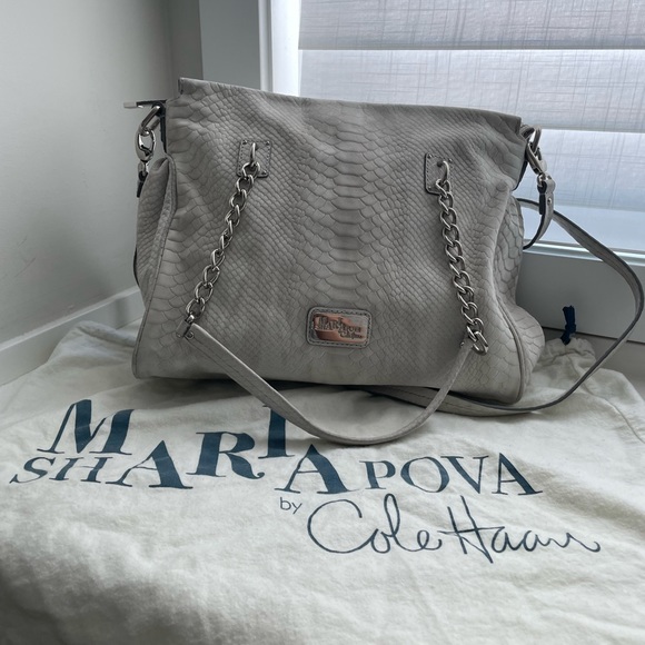 Cole Haan by Maria Sharapova Leather Handbag (with crossbody strap) - Picture 6 of 12